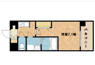 ミリアン四天王寺夕陽丘Ⅱの物件間取画像